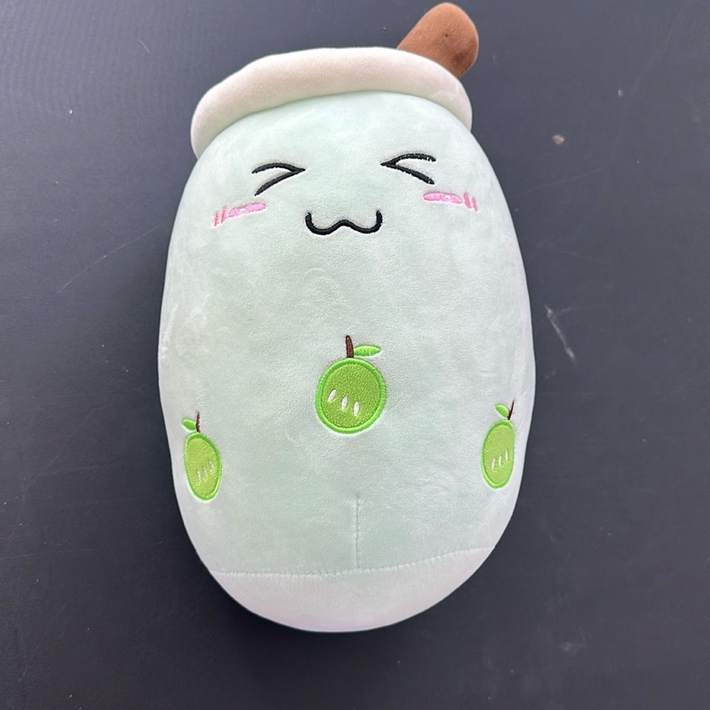 Bubble, tea, plush pillow
